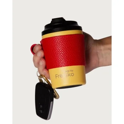 Fressko Leather Sleeve for Bino - Scarlet